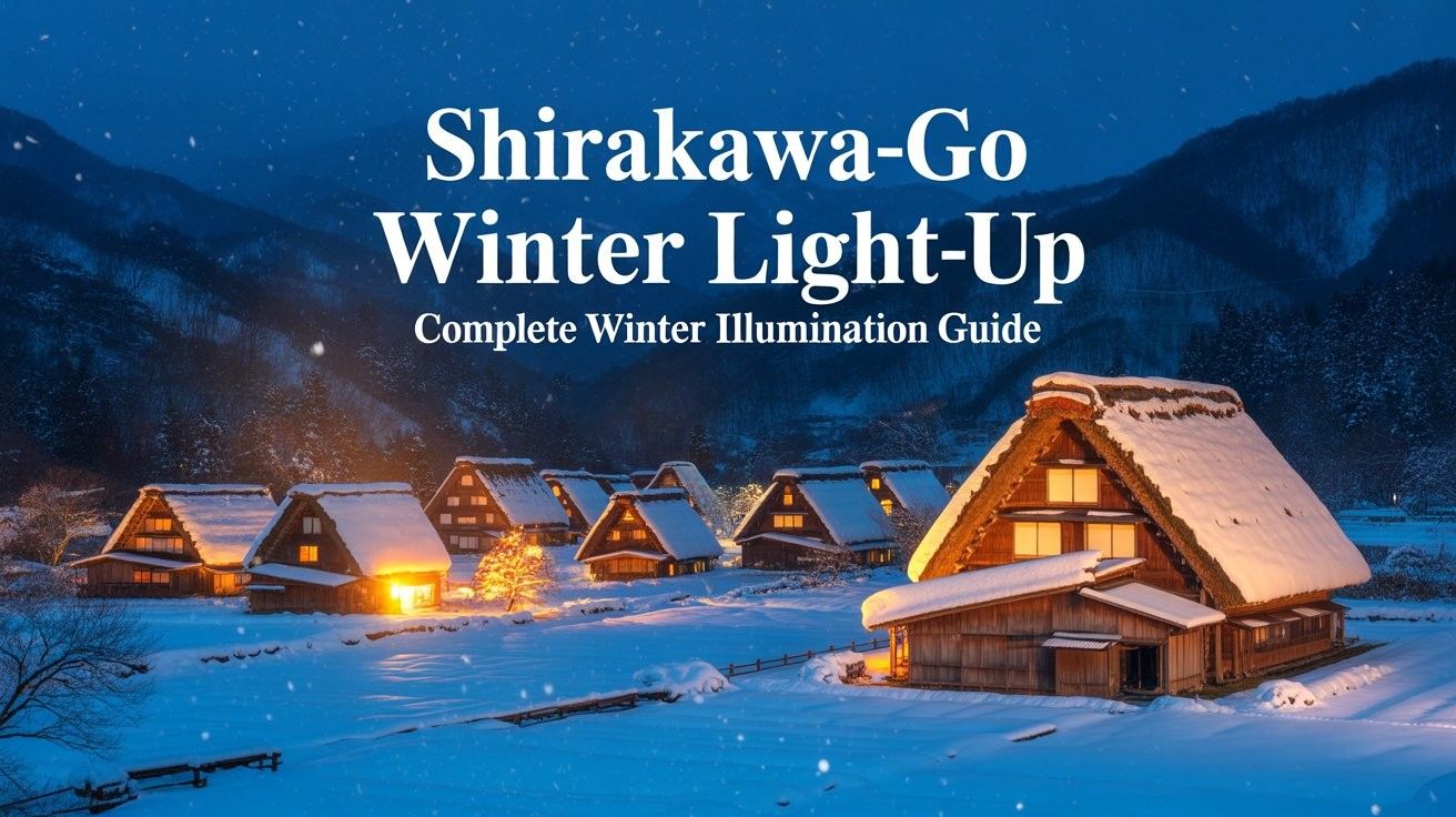 Shirakawago Winter Light-Up: Japan’s Magical Snow Village Illumination