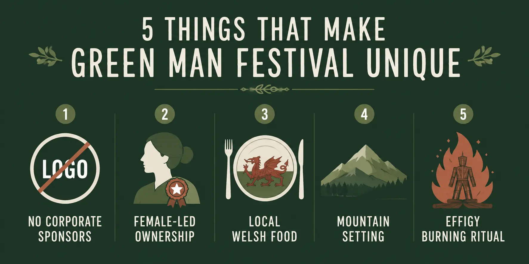 What makes Green Man Festival different from other UK festivals