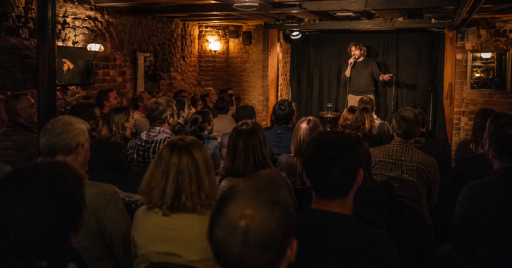 Edinburgh Festival Fringe 2026 — live comedy show in small pub venue with audience