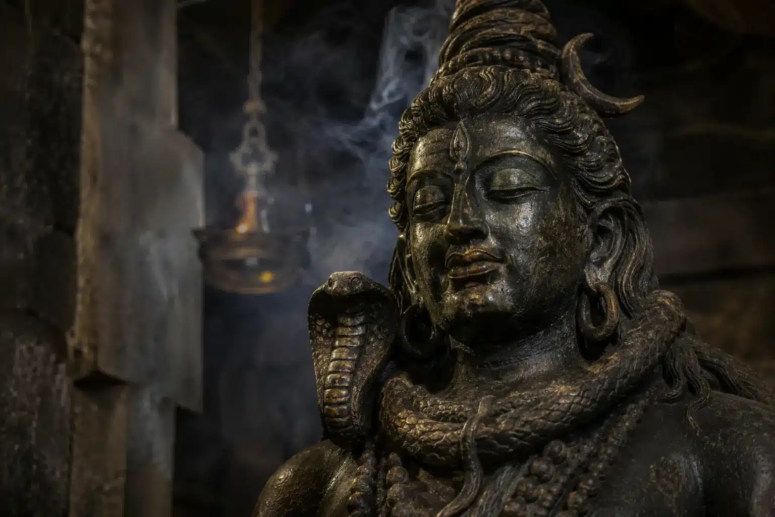 Shiva idol with serpent Vasuki, symbolism tied to Naag Panchami 2026