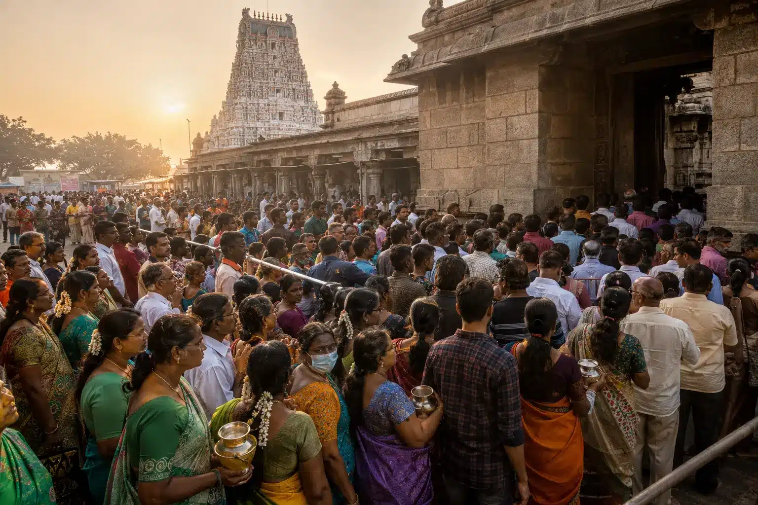 Crowds gather at Ujjain temple for Naag Panchami 2026 milk ritual